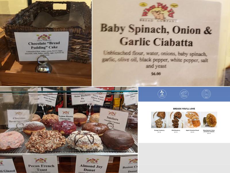 When Pigs Fly Breads Menu