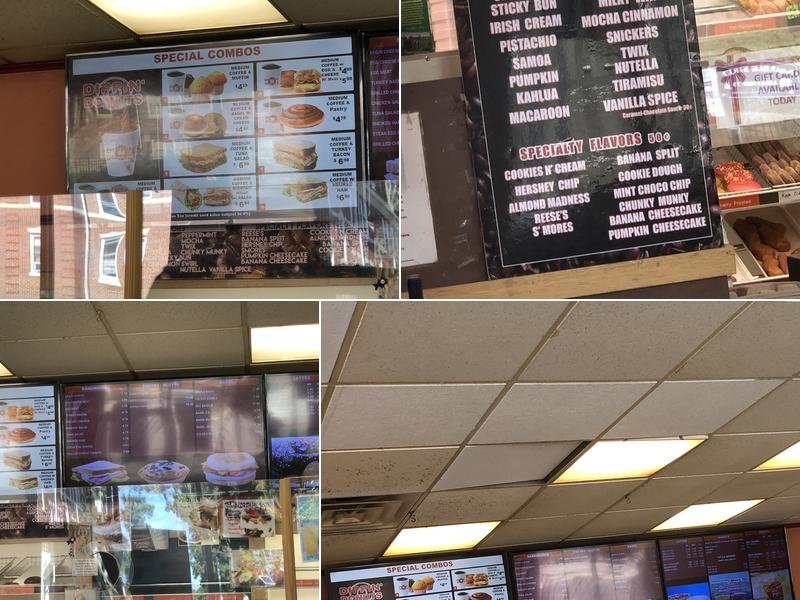 Dippin Donuts Menu