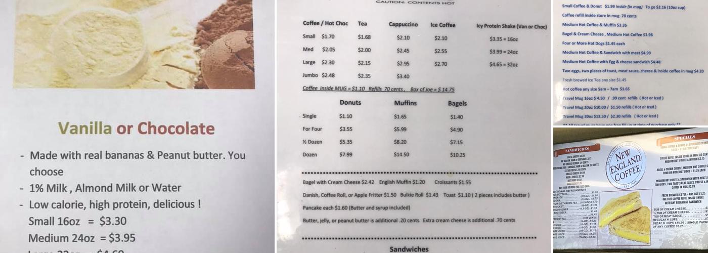 Donut Express Menu