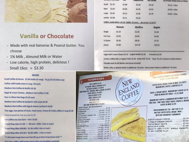 Donut Express Menu