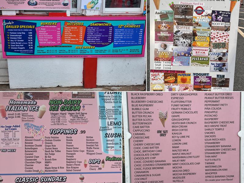 Cindy's Drive In Menu