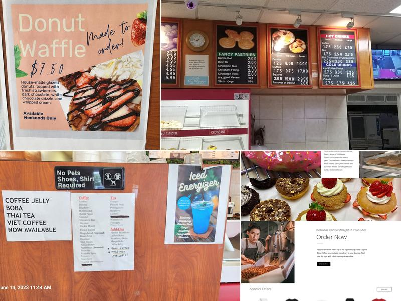 Top Donut Menu