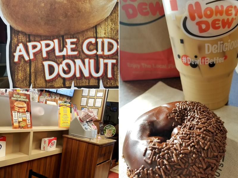 Honey Dew Donuts Menu