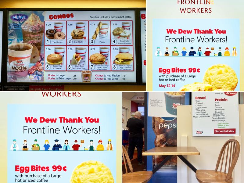 Honey Dew Donuts Menu