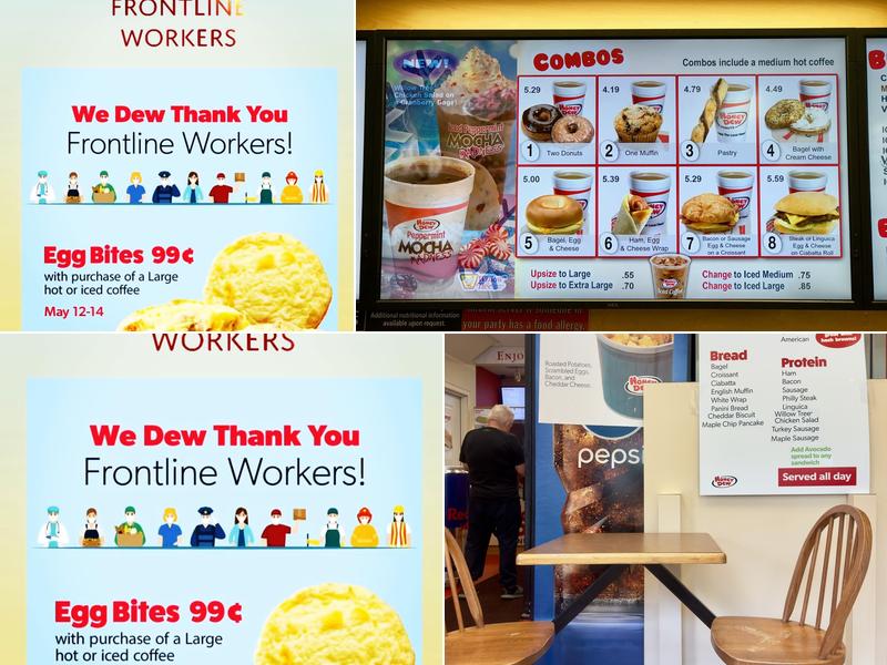 Honey Dew Donuts Menu