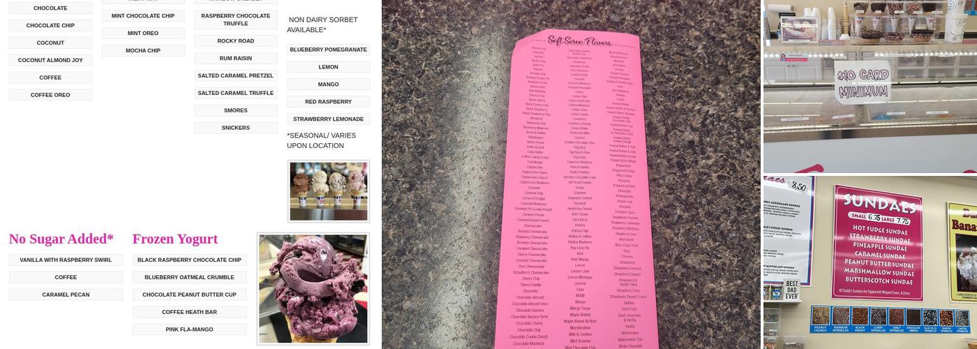 Daddy's Dairy Menu