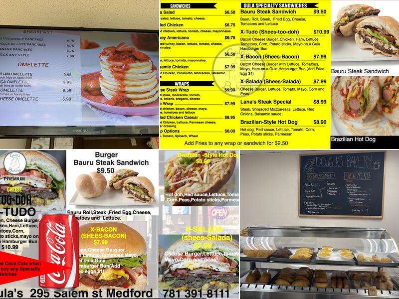 Douglas Bakery Menu
