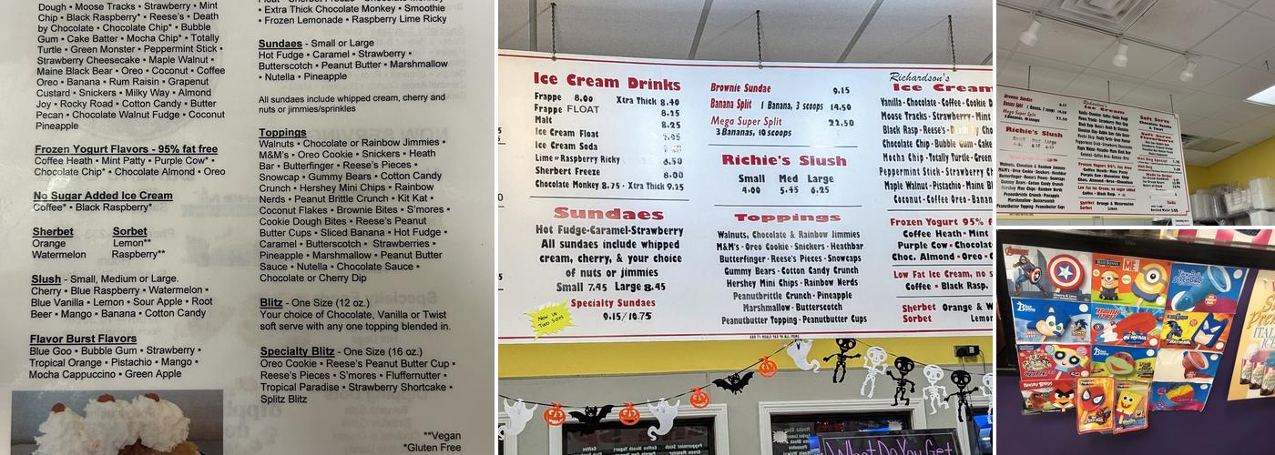 Banana Splitz Menu