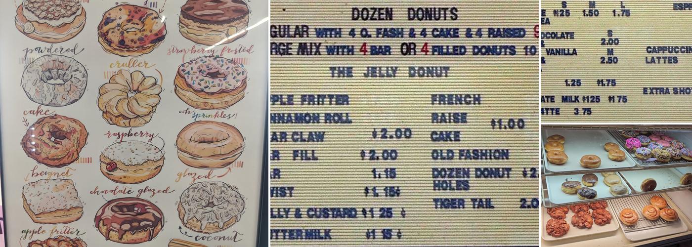 Jelly Doughnut Menu