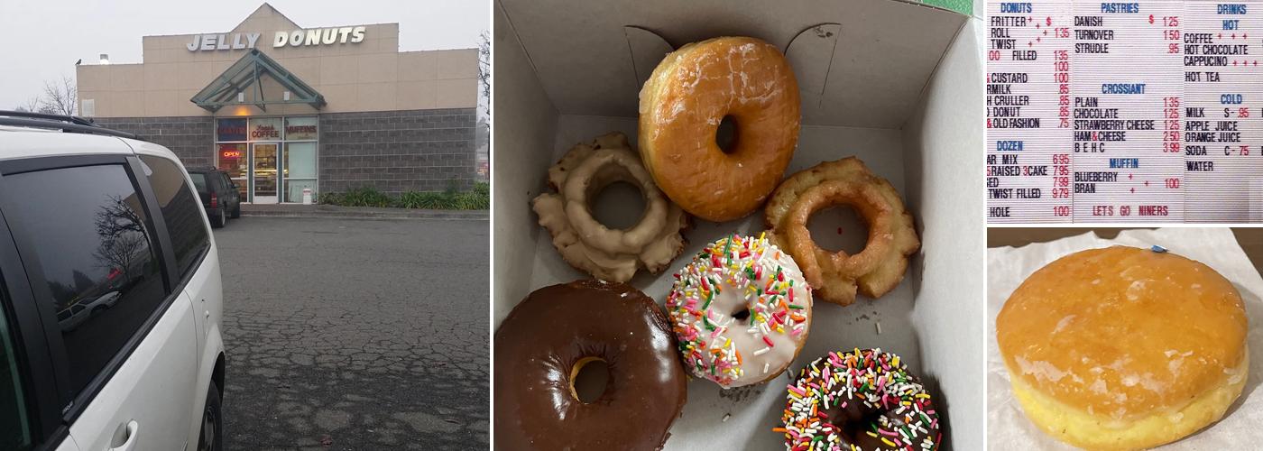 Jelly Donuts Menu