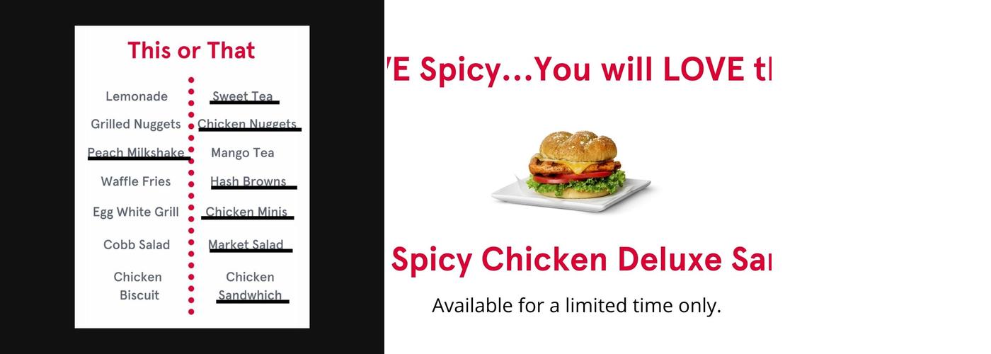 Chick-fil-A Menu