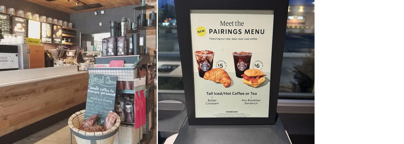 Starbucks Coffee Company Menu