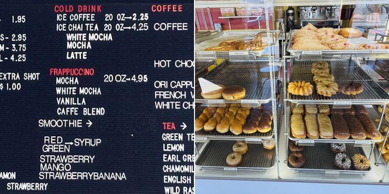 Danish & Donuts Menu