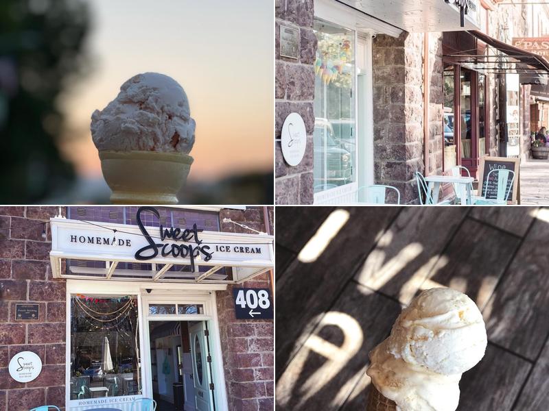 Sweet Scoops Homemade Ice Cream 408 1st St E, Sonoma