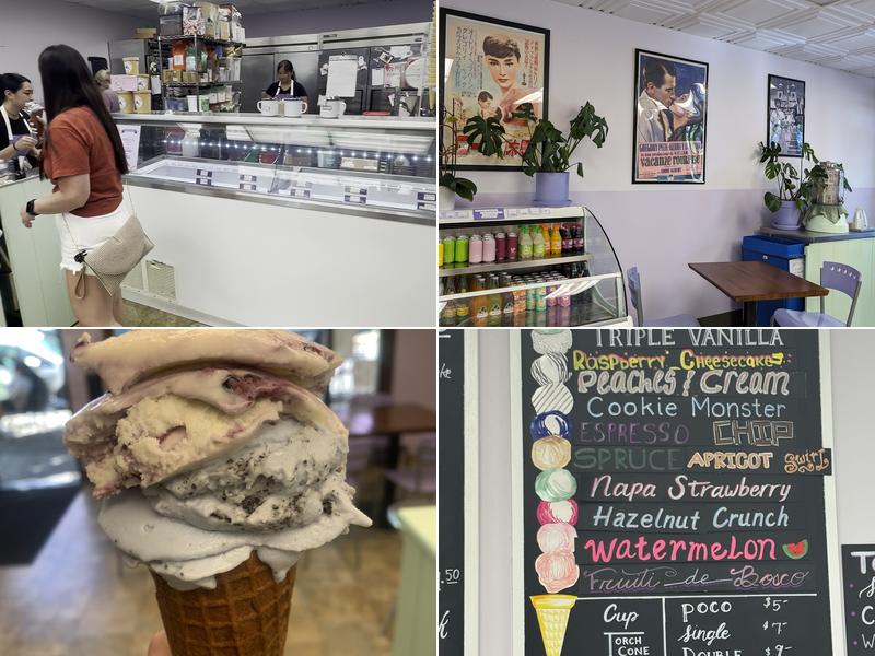 Roman Holiday Gelato Menu