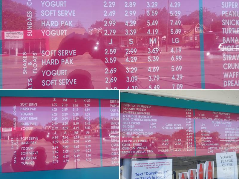 Honee-Bee Donuts Menu