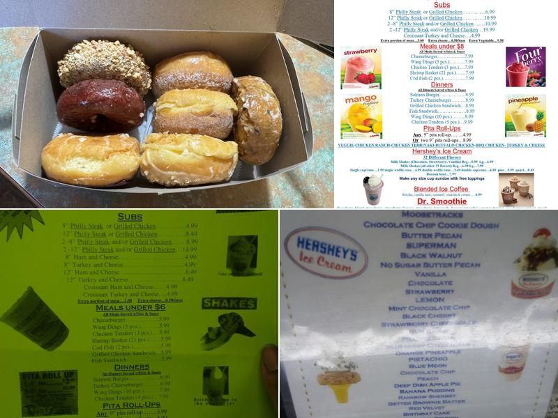 Elias Donuts Menu