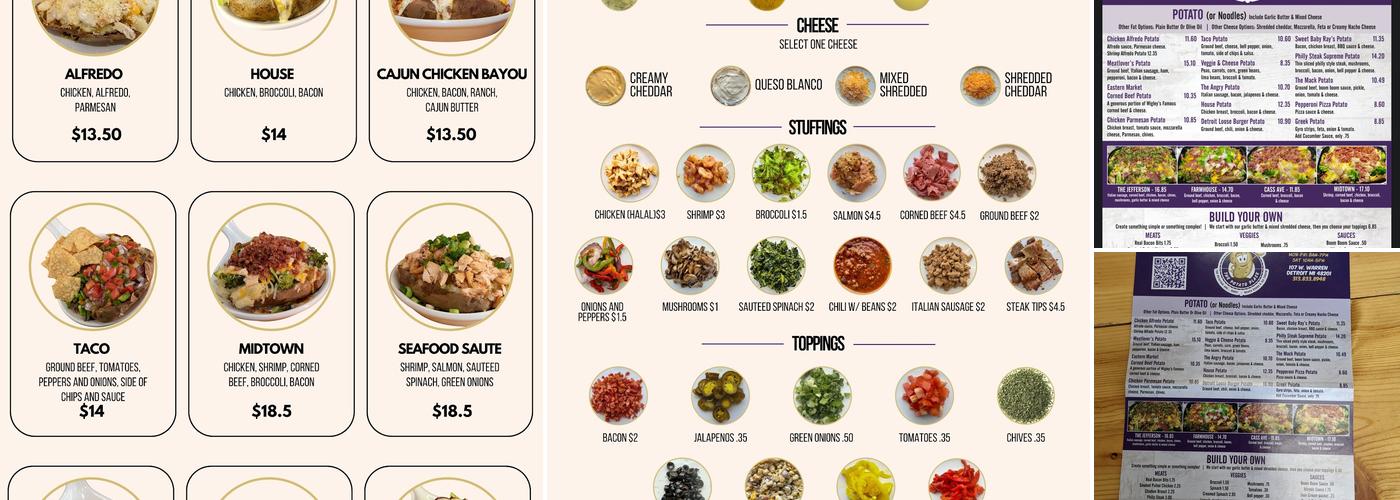 The Potato Place Menu
