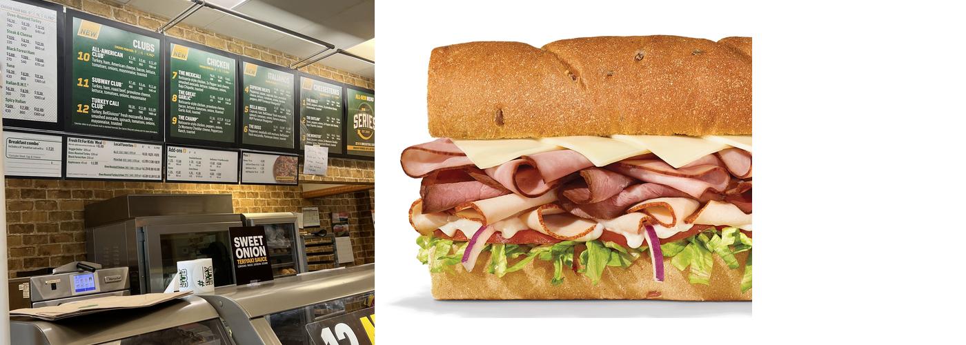 Subway Menu