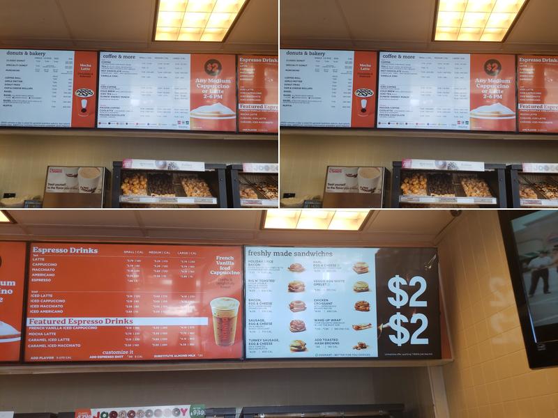 Dunkin' Menu