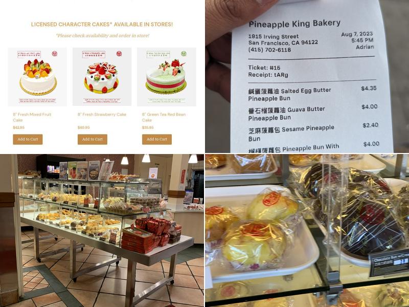 Sheng Kee Bakery #1 - Irving St Menu