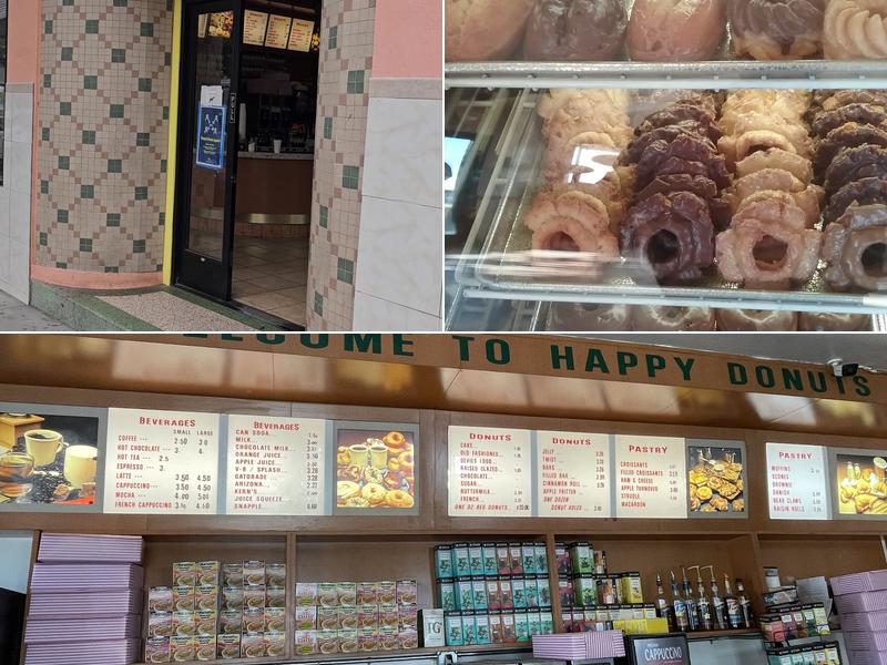 Happy Donuts Menu