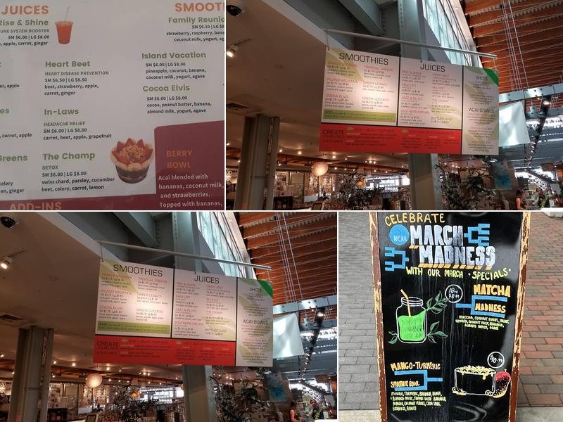 Malamiah Juice Bar & Eatery Menu