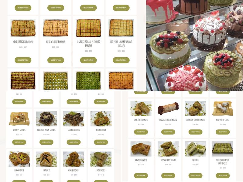 Grand Mid-East Pastry Delight Menu