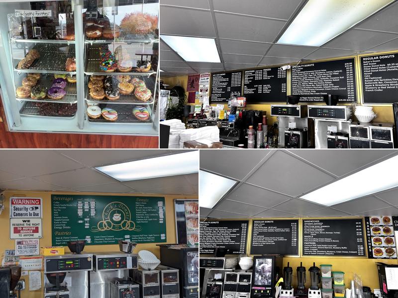 Chuck's Donuts Menu