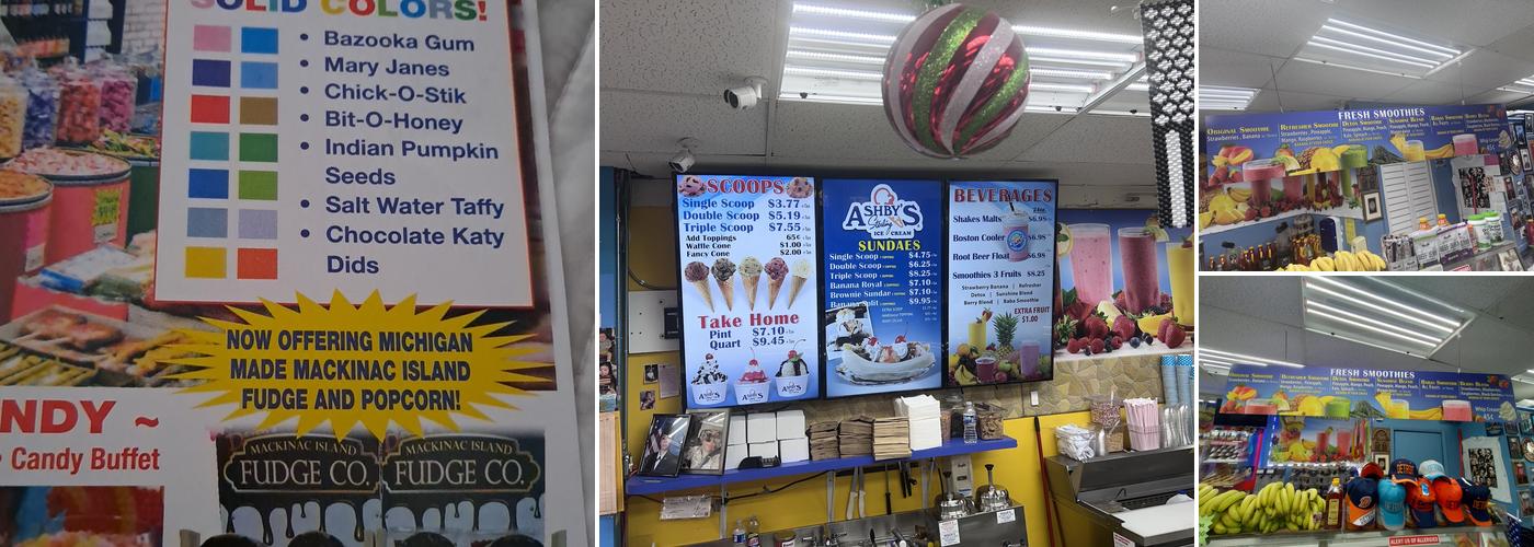 Roger's Bulk Candy & Ice Cream Menu