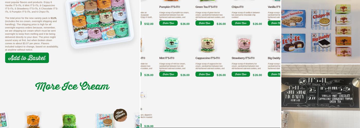 It's - It Ice Cream Menu