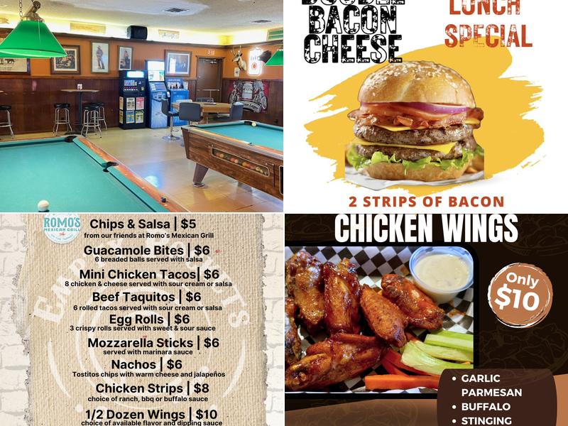 Empty Pockets Saloon Menu