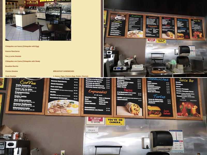 Pan Y Leche Bakery & Cafe Menu