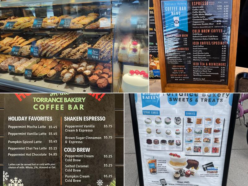 Torrance Bakery Menu