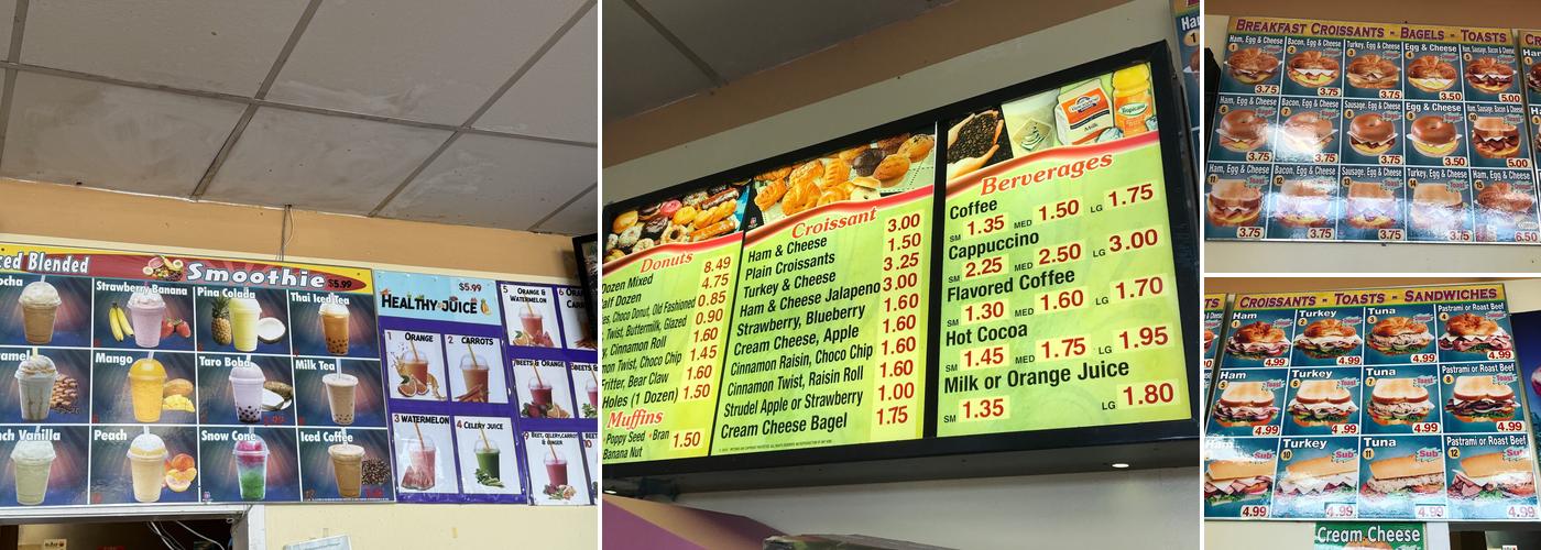 M Donut Menu