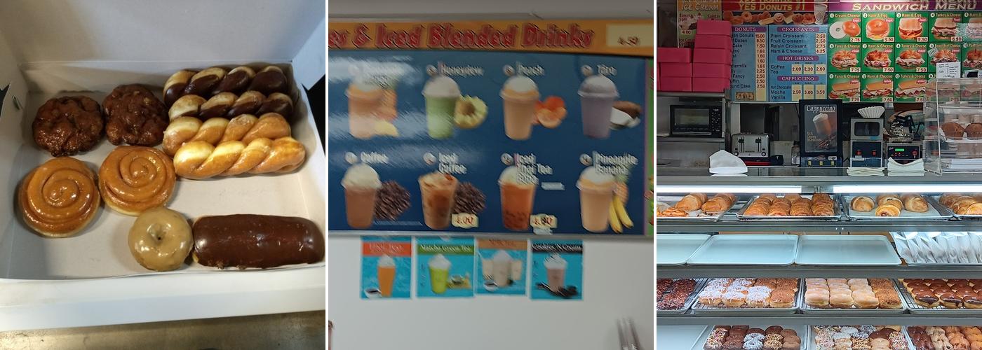 Yes Donuts Menu