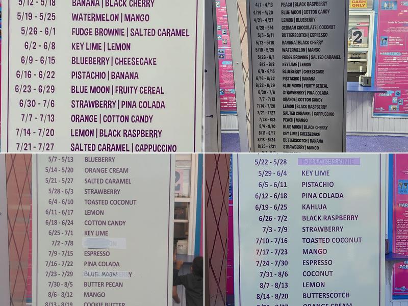 Custard Spot Menu