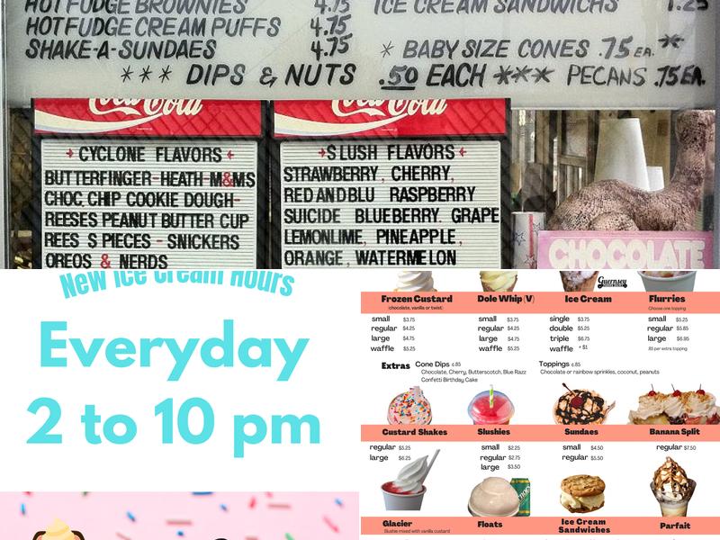 Golden Cone Frozen Custard - Madison Heights Menu