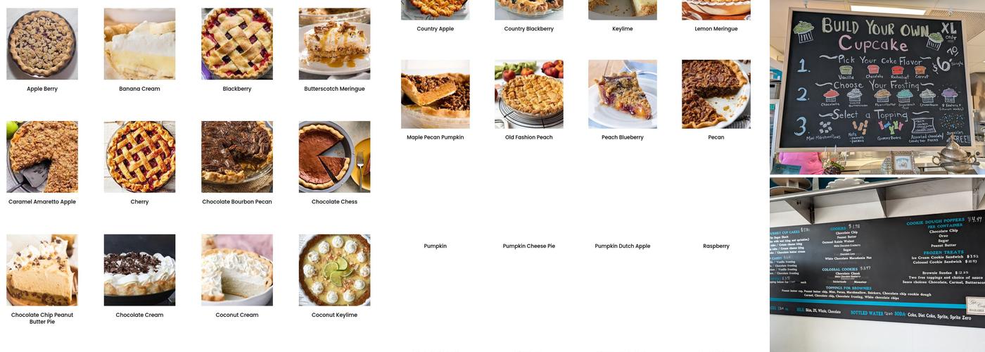 Sugar Shack Menu