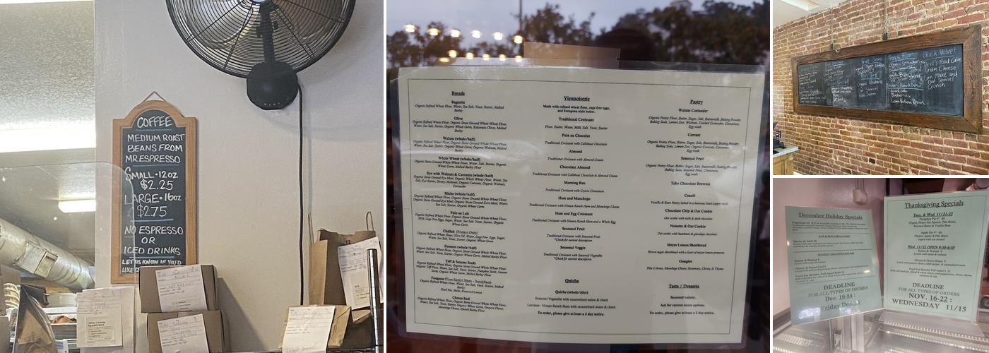 Fournée Bakery Menu