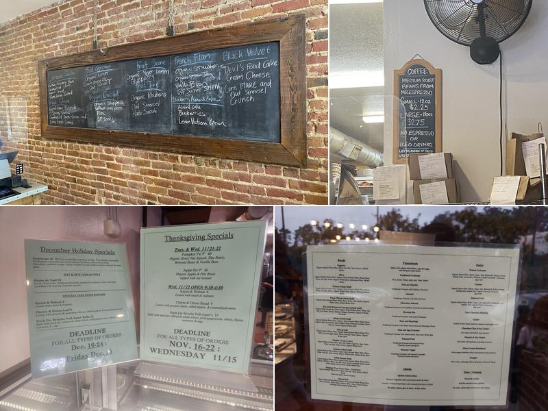 Fournée Bakery Menu