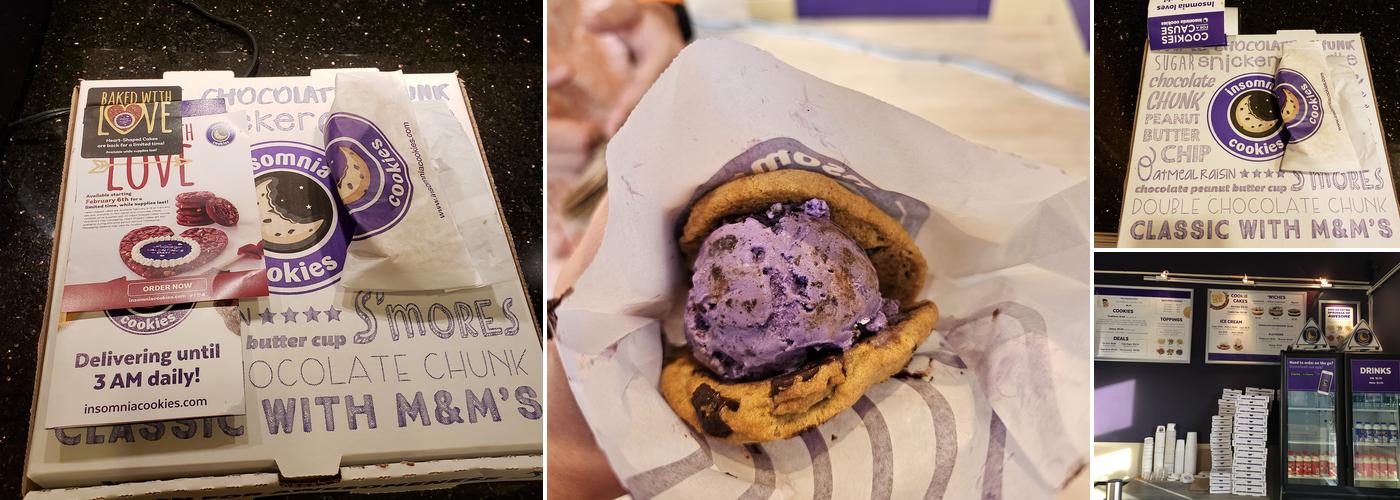 Insomnia Cookies Menu