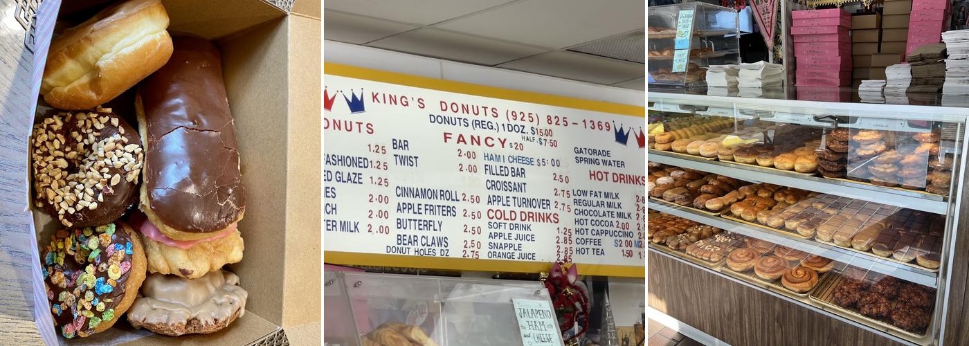 King's Donuts Menu
