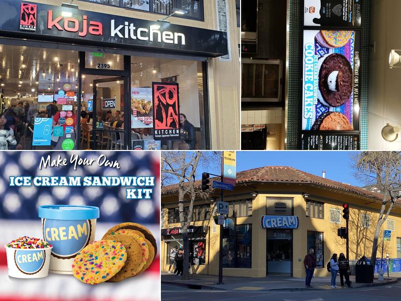 CREAM Berkeley - Handcrafted and Warm Ice Cream Sandwich