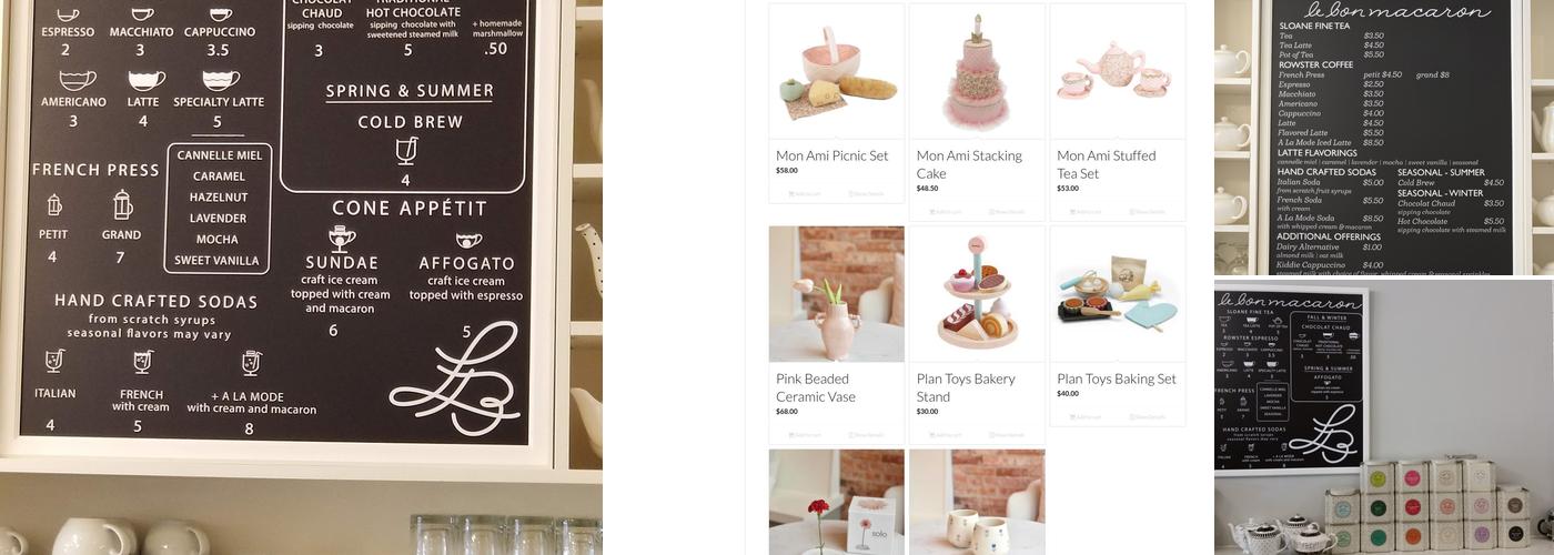 Le Bon Macaron Menu