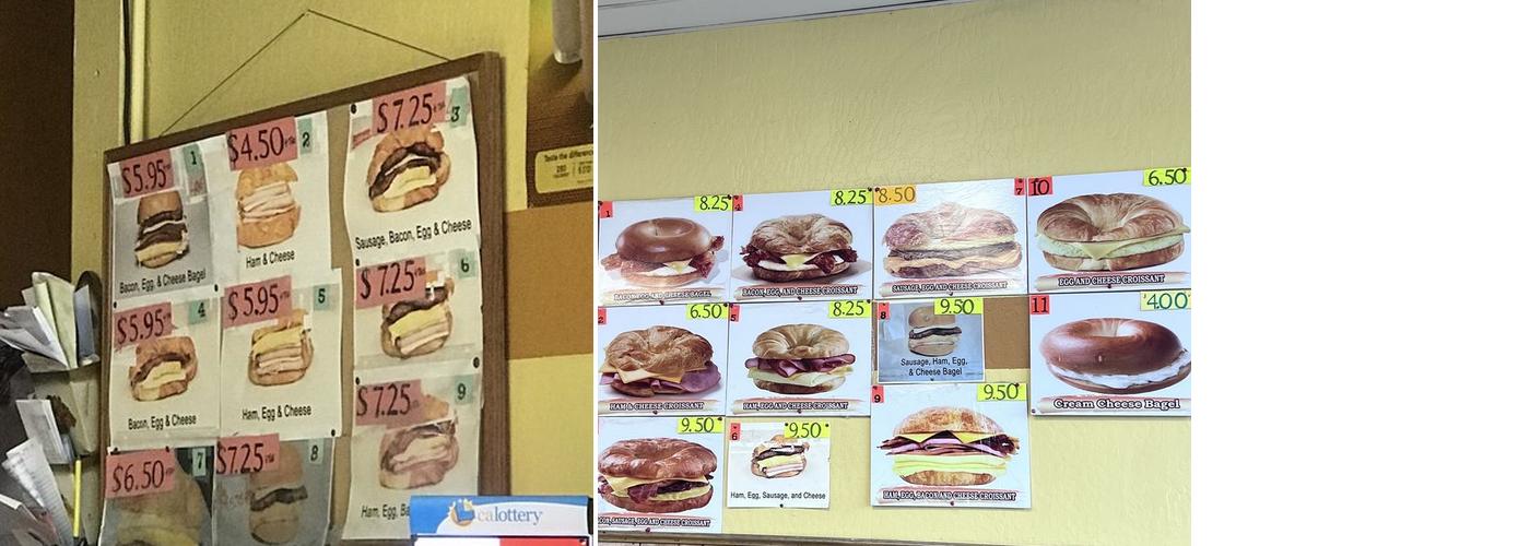 Lucky Donuts Menu