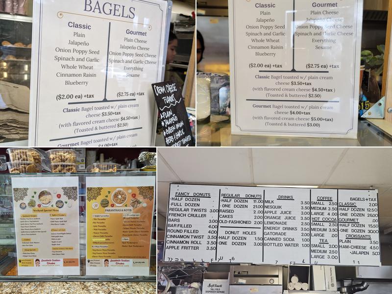 Fresh Donuts & Bagel Menu