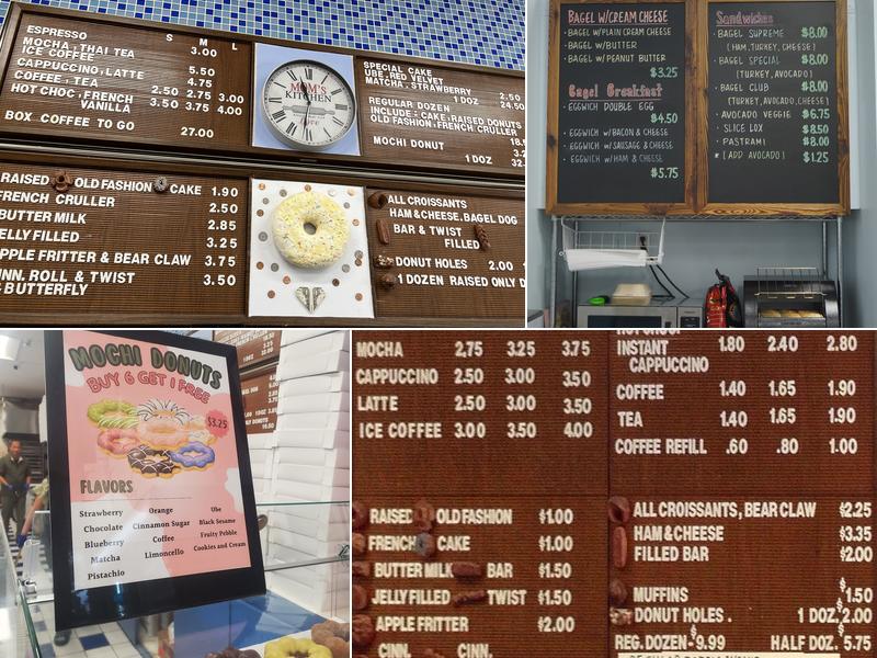 Dainty Donuts Menu