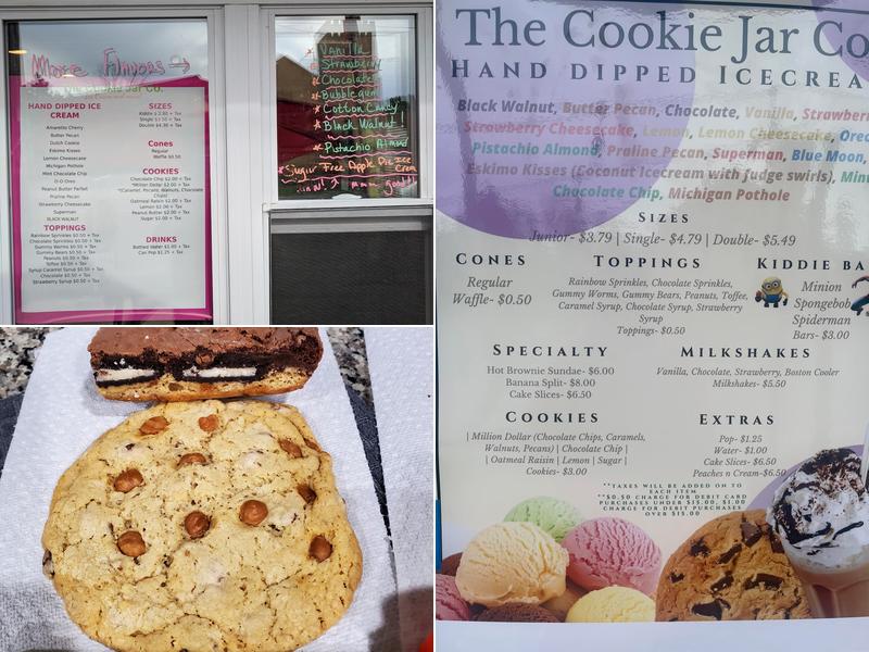 The Cookie Jar Co. Menu