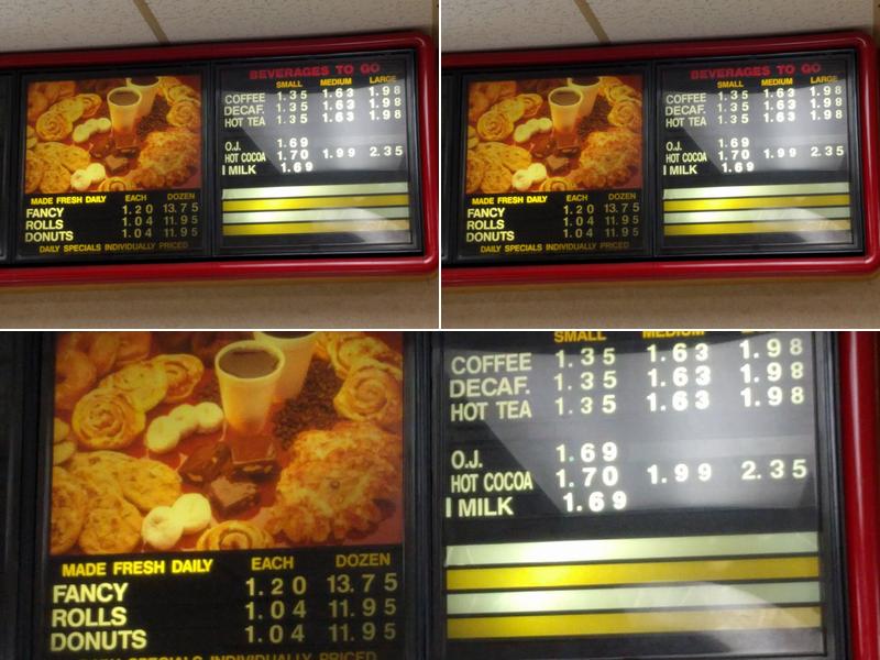 A&K Dawn Donuts Menu